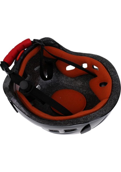 Kaya Tırmanışı Yokuş Aşağı Mağara Rappelling Ayarlanabilir Güvenli Kask Koruyucu Siyah (Yurt Dışından)