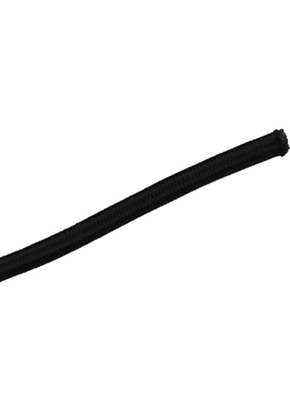 Prettyia Kauçuk Elastik Bungee Şok Kordon Halat Kamp Botla 5mm x 2m Siyah (Yurt Dışından)