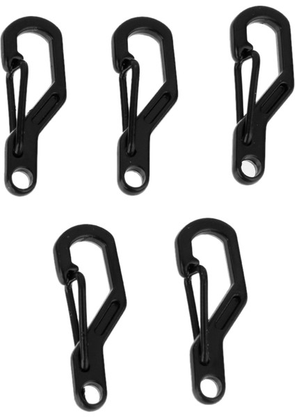 10 Adet Paslanmaz Çelik D-Ring Carabiner Anahtarlık Anahtarlık Klip Kanca Toka (Yurt Dışından)