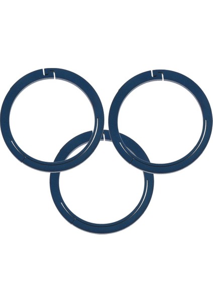 3 Adet Titanyum Yuvarlak Karabinaers Anahtarlık Yapış Kanca Toka Klip 32MM Mavi (Yurt Dışından)