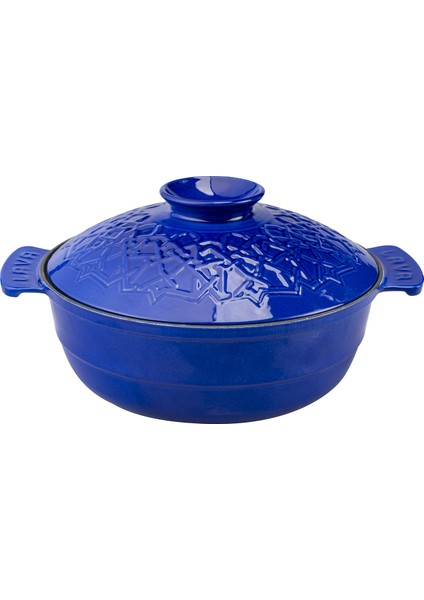 Anatolia Selçuklu Güveci (Ø) 26 Cm Majolica Mavi