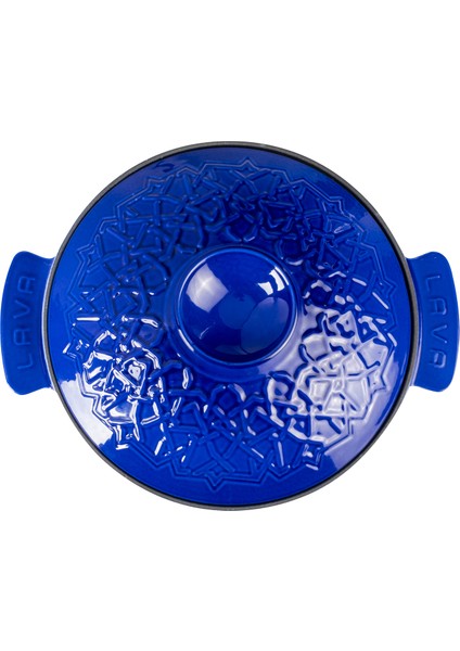 Anatolia Selçuklu Güveci (Ø) 26 Cm Majolica Mavi