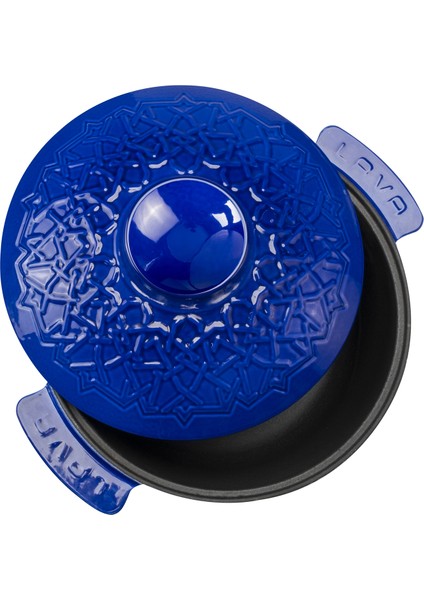 Anatolia Selçuklu Güveci (Ø) 26 Cm Majolica Mavi