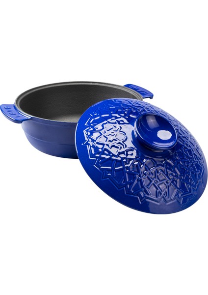 Anatolia Selçuklu Güveci (Ø) 26 Cm Majolica Mavi