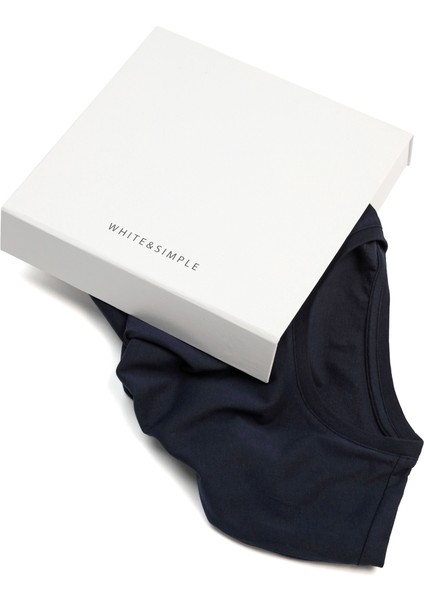 White And Simple Kadın Siyah Uzun Kollu Bisiklet Yaka Organik Pamuk T-Shirt modelleri