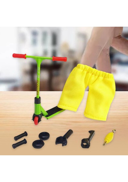 Parmak Scooter Iki Tekerlekler Klavye Kaykay Parmak Masası Oyuncak Hediye Yeşil (Yurt Dışından) modelleri