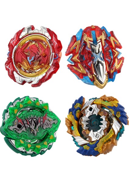 4 x Rızma Mücadele Ustaları Metal Fusion 4d Dövüş Oyuncak Seti (Yurt Dışından)