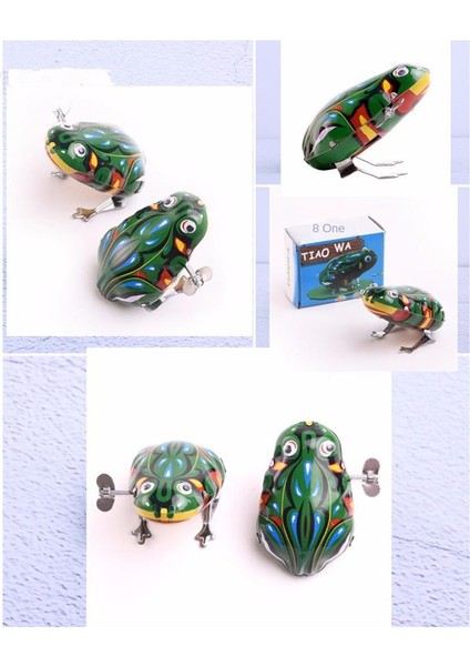 4 Parça Klasik Vintage Stil Kalay Oyuncaklar Wind Up Hayvan Rakamlar Yenilik Oyuncaklar (Yurt Dışından)