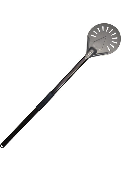 Anodize Alüminyum Alaşım Torna Pizza Peel Pasta Pizza Kürek Profesyonel 9 Inç Siyah