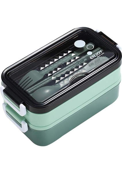 Bento Box Lunchbox Çatal Bıçak Takımı Mikrodalga Fırın(Yurt Dışından)