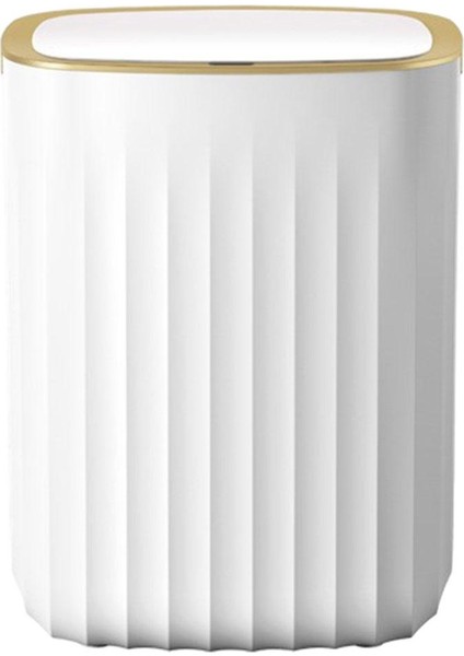 SUNNIMIX Akıllı Sensörlü Otomatik Çöp Kutusu 12L - Beyaz (Yurt Dışından)
