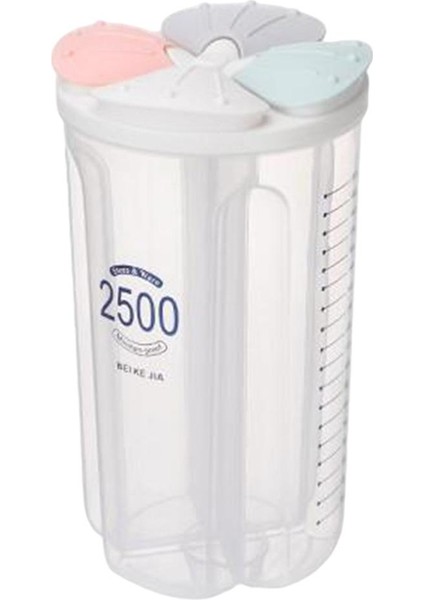 Plastik Gıda Saklama Kapları Sınıflandırma Depolama Sızdırmaz Kutular Şeker 2500ML fiyatları