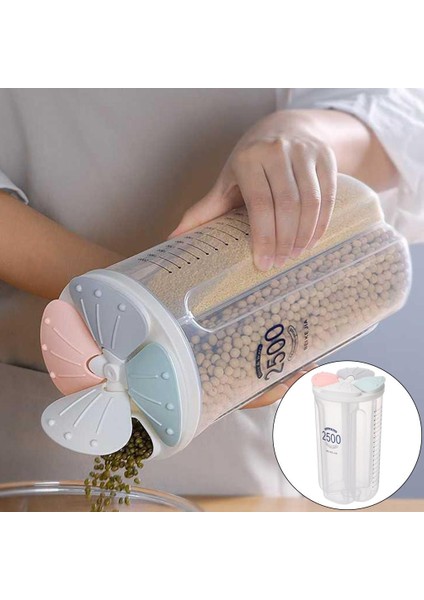 Plastik Gıda Saklama Kapları Sınıflandırma Depolama Sızdırmaz Kutular Şeker 2500ML fırsatları