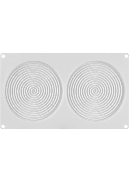 SUNNIMIX Yapışmaz Spiral Şekilli Silikon Kalıp - Beyaz (Yurt Dışından)