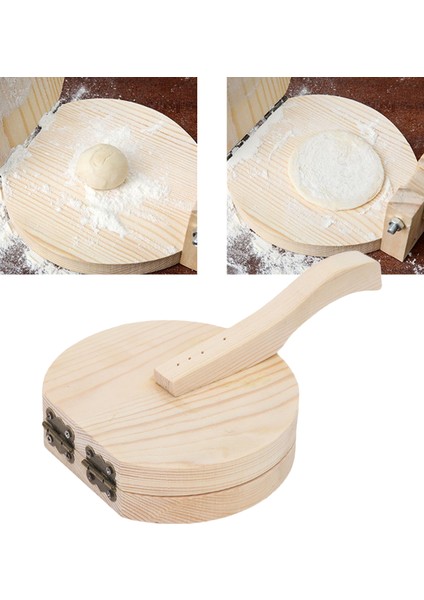 Ahşap Hamur Baskı Makinesi Pasta Makinesi Gadget Malzemeleri Pişirme Için Mısır Krep