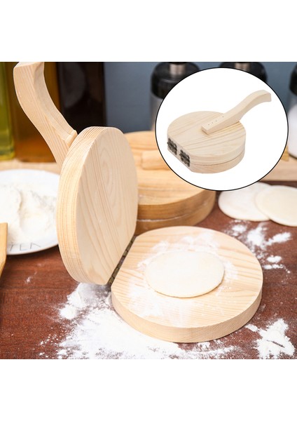 Ahşap Hamur Baskı Makinesi Pasta Makinesi Gadget Malzemeleri Pişirme Için Mısır Krep