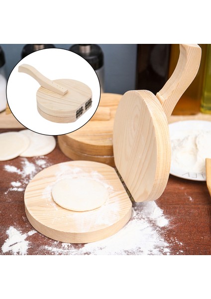 Ahşap Hamur Baskı Makinesi Pasta Makinesi Gadget Malzemeleri Pişirme Için Mısır Krep