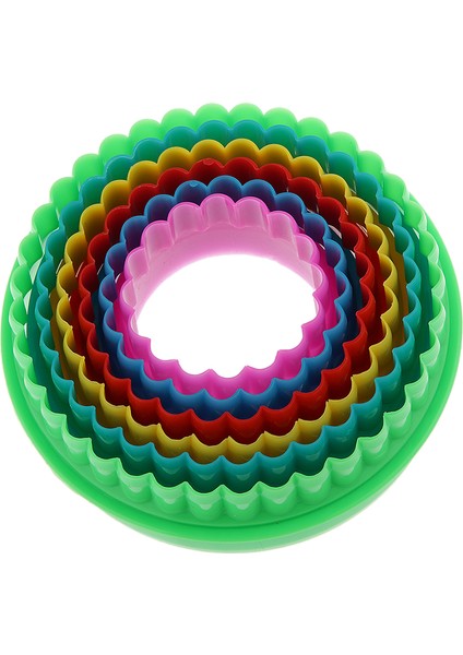 6 Adet Çerezler Fondan Kek Kesici Sugarcraft Pasta Çember Kalıp Aracı Dekor