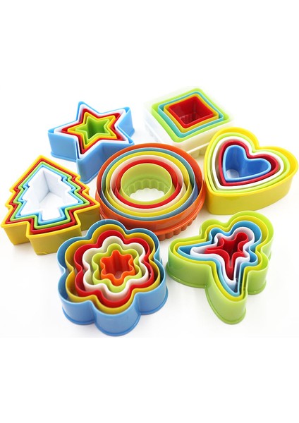 6 Adet Çerezler Fondan Kek Kesici Sugarcraft Pasta Çember Kalıp Aracı Dekor indirimleri