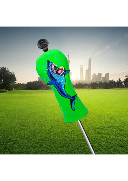 Golf Kulübü Kafa Kapak Sürücüsü 1 3 5 Fairway Woods ile No. Tag Koruyucu 3 5 Yeşil fırsatları