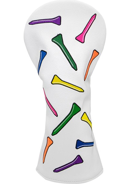 Dayanıklı Pu Golf Ahşap Kafa Kapak Fairway Headcover Guard Sleeve Durumda Guard Desen 16X33 cm fiyatları