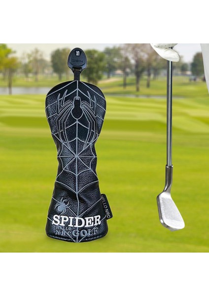 Golf Sürücüsü Woods Kafa Kapak Golf Spor Hediye Siyah Ut fırsatları