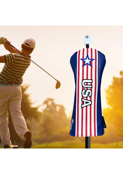 Pu Golf Ahşap Headcover Golf Kulübü Başak Numarası Tag Golfçü Hediye Fairway ile fiyatları
