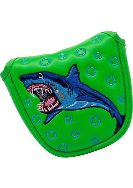 Pu Golf Mallet Atıcı Kafa Kapak Kulübü Koruyucu Headcover Golfçü Ekipmanları Yeşil