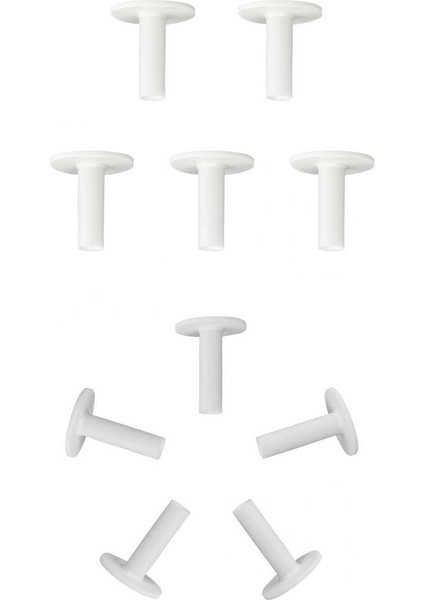 10 Adet Golf Tee Tutucu Aralığı Mat Uygulama Yumuşak Tees Eğitim Yardımları Top Tutucu