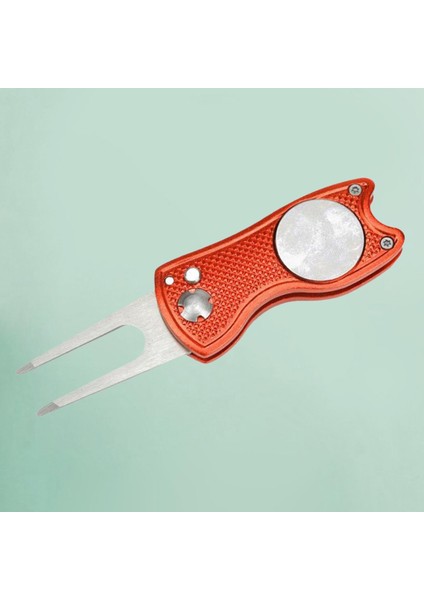 2 Golf Divot Aracı Topu Marker Pitchmark Groove Temizleyici Yeşil Koyarak indirimleri