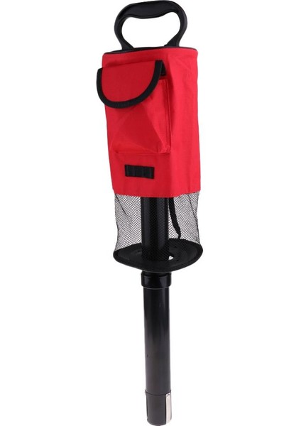 Golf Topu Pick Up Fermuar Shag Tüp Çantası W / Kolu Retriever Toplayıcı Depolama