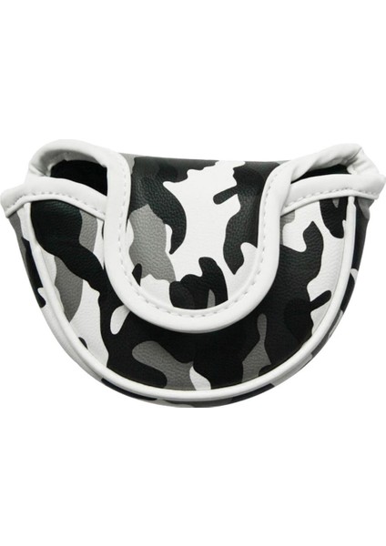 Su Geçirmez Golf Küçük Mallet Kafa Kapak Merkezi Atıcı Koruyucu Guard Gri