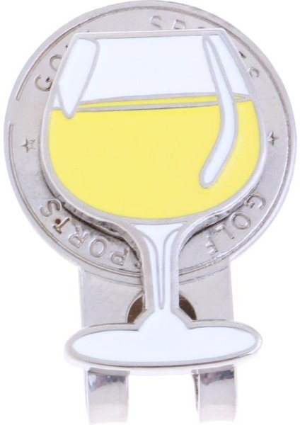 Golf Klipsi Bir Putt Topu Marker Golf Şapka Visor Golfçü Hediye Için Winecup(Yurt Dışından) fırsatları