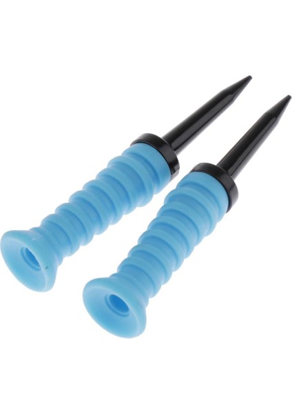 2 Düşük Direnç Elastik Golf Tees Hediye Yeniden Kullanımlı Kullanışlı Faydalı Golfçü Mavi indirimleri