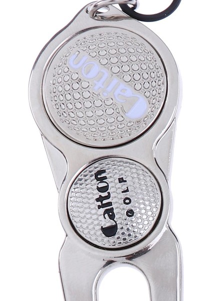 Taşınabilir Alaşım Golf Pitch Mark Divot Onarım Aracı Çıkarılabilir Top Marker ile(Yurt Dışından) indirimleri