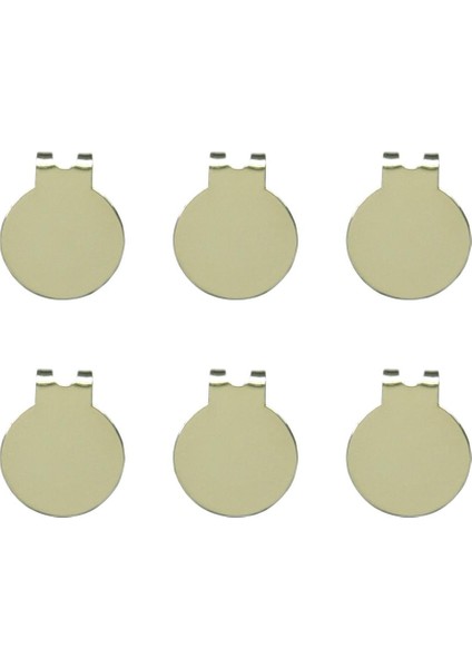 Metal Golf Topu Marker Eğitim Yardımı Için 6 Paket Manyetik Şapka Klipler Magnet fiyatları