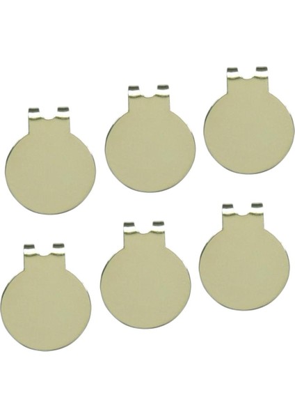 Metal Golf Topu Marker Eğitim Yardımı Için 6 Paket Manyetik Şapka Klipler Magnet fırsatları