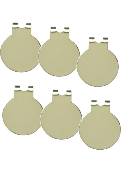 Metal Golf Topu Marker Eğitim Yardımı Için 6 Paket Manyetik Şapka Klipler Magnet indirimleri