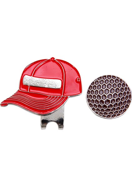 Golf Topu Işaretleyiciler Şapka Klip Kişiselleştirilmiş Kapaklar Desigh Manyetik Kelepçeleri Siyah indirimleri