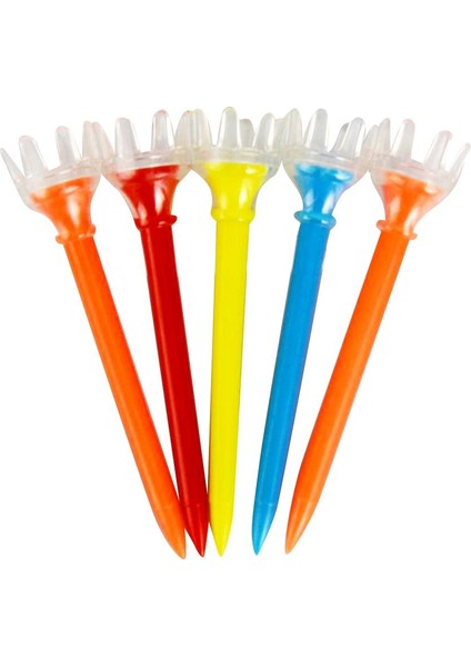 5 Parça Golf Tees Lot Premium Kalite Profesyonel Eğitim Aracı 7 cm