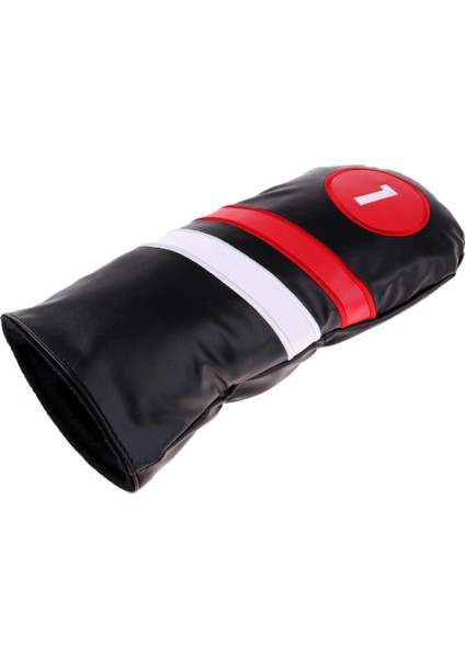 Golf Headcovers Siyah Veya Beyaz 1, 3, 5 Sürücü ve Fairway Orman Kafası Siyah Sürücü Kapakları Kapakları