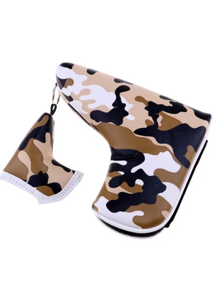 Dayanıklı Su Geçirmez Pu Golf Atıcı Kafa Kol Headcover - Çeşitli Renk - Brown indirimleri