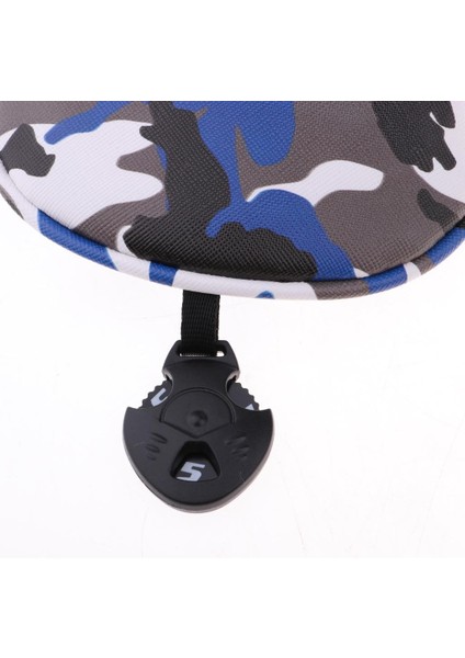 3 Adet / Takım Spor Golf Kulübü Headcover 460CC Sürücü Ahşap Kafa Kapak Mavi Camo fırsatları