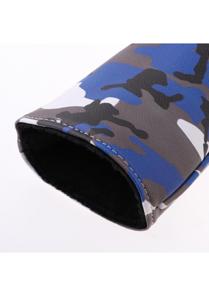 3 Adet / Takım Spor Golf Kulübü Headcover 460CC Sürücü Ahşap Kafa Kapak Mavi Camo indirimleri