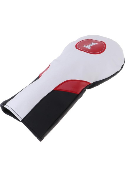 Spor Golf Kulübü Headcover 460CC Sürücü Ahşap Kafa Kapak No. 1 3 5 Beyaz 1(Yurt Dışından)