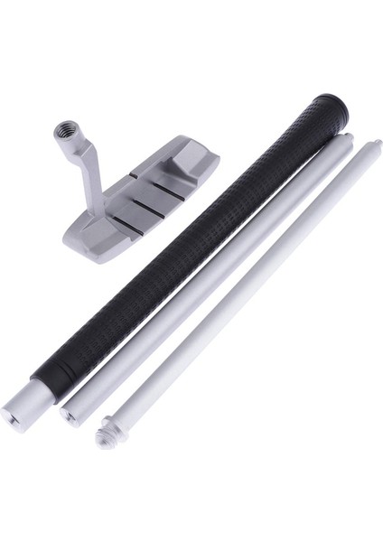 Üç -Section Katlanabilir Golf Putter Tüp Kulübü Sağ El Eğitim Ekipmanları