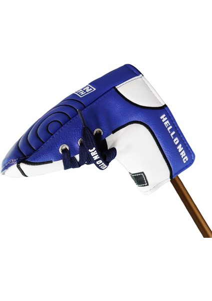 Pu Deri Golf Kulübü Headcover Blade Atıcı Kapakları Korumak Aksesuarları Mavi modelleri