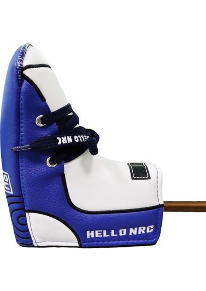 Pu Deri Golf Kulübü Headcover Blade Atıcı Kapakları Korumak Aksesuarları Mavi fırsatları