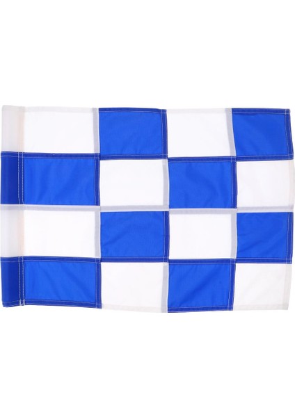 Golf Bayrağı - Backyard Pratik Golfçü Için Yeşil Marker Bayrakları Değiştirme -, 51X35 cm Mavi + Beyaz indirimleri