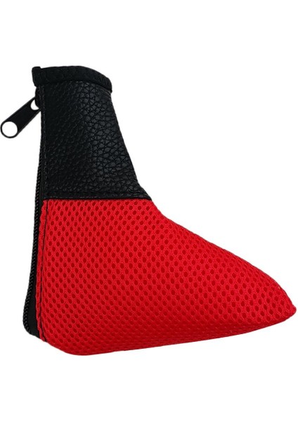 Örgü Pu Golf Blade Atıcı Baş Fermuar Headcover Koruyucular Dayanıklı Kırmızı Kapakları indirimleri